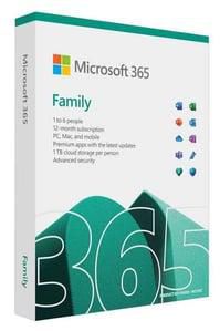 تجديد Microsoft M365 Family لمدة 12 شهرًا