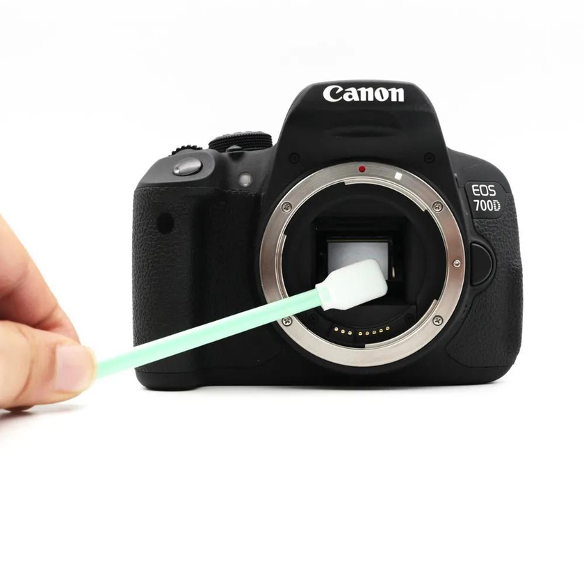 Camera Wet Sensor Cleaner CCD SWAB Cotton Camera Lens Cleaning Stick kit For Nikon Canon Sony Camera green