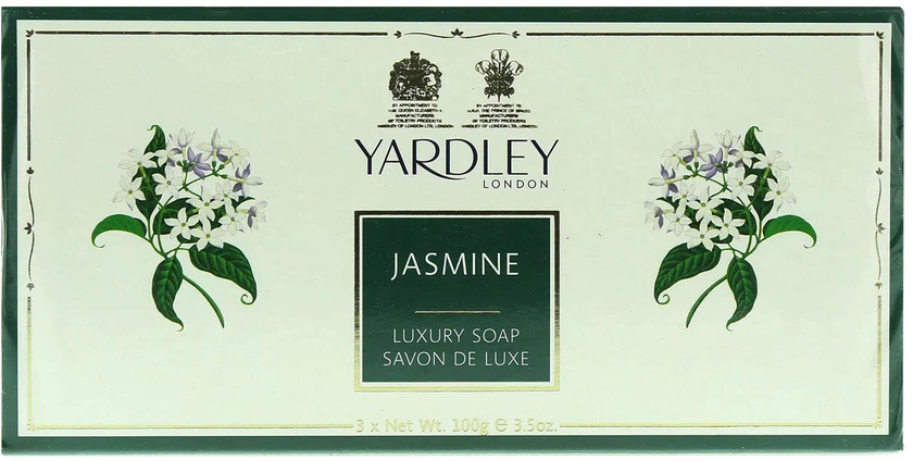 Yardley Jasmine Luxury Soap 3 x 100 g