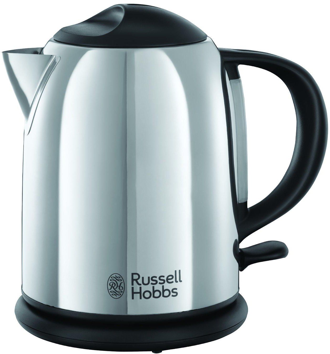 Russell Hobbs 20190 Chester Compact Kettle 1L 2200W - Polished Stainless Steel