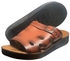 Stelle Slipper Leather For Men Insole Rubber Medical Comfortable Havan