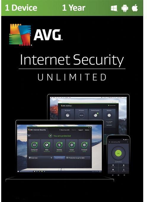 AVG Internet Security 2017 - 1 PC - 1 Year