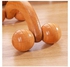 Wooden Body Massager with Four Rollers, Multi-purpose Full Body Massager, Portable Hand Massager for Body Therapy, Leg, Back, Neck, Shoulder, Hand Pain Relief Tools