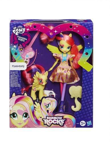 Hasbro A3996-Mlp Eg Doll With Pony - Fluttershy Figure - Yellow