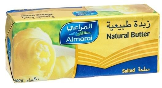 Almarai Natural Butter Unsalted - 200 g
