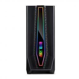 2B (PW007) Ecstasy Gaming Mid Tower Case with 0.7mm full Black Coating