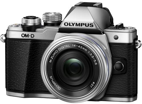 Olympus E-M10 Mark II OM-D Body with 14-42mm EZ lens Digital Cameras Silver