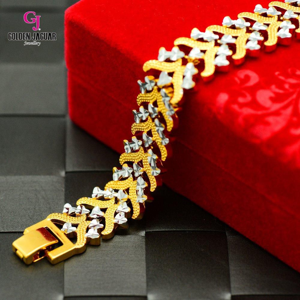 GJ Jewellery Emas Korea Bracelet - Pasir S + 5 Love 2881535