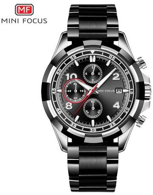 Mini Focus Male watch color Silver Black Model MF0198G