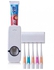 Toothpaste Dispenser And Toothbrush Holder- White