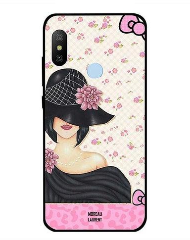 Protective Case Cover For Xiaomi Redmi Note 6 Pro Black Hat Girl