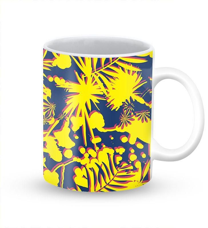 Stylizedd Mug Premium 11oz Ceramic Designer Mug Hawaii Jungle