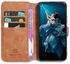 DG.MING Retro Oil Side Horizontal Flip Case With Holder & Card Slots & Wallet For Huawei Honor 20 Pro(Brown)