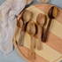 Set of Wooden Eating Spoons, 6 Pieces - 2002