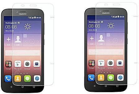 Generic Set of 2 Tempered Glass Screen Protector for Huawei Ascend Y625 - Clear