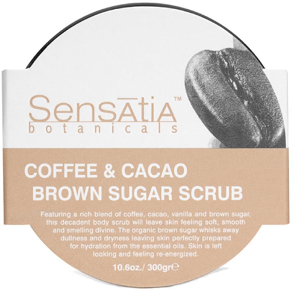 Sensatia Coffee &amp; Cacao Brown Sugar Scrub 300gr