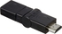 Keendex Kx1764 HDMI Male To Female Adapter Cable - Black