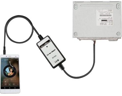 Car Auido Aux Input, 3.5mm Aux Adapter Cd Changer For Toyota 2003-2011