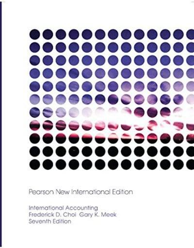 International Accounting Pearson New International Edition Ed 7