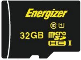 Energizer FMDAAH032A High Tech Micro SDHC 32GB Card with Adapter