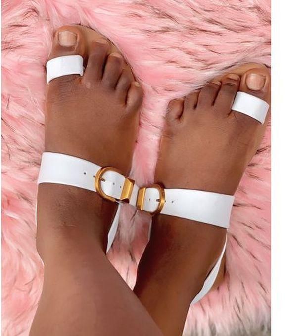 Classic Female White Sandals