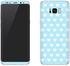Vinyl Skin Decal For Samsung Galaxy S8 Baby Blue Hearts