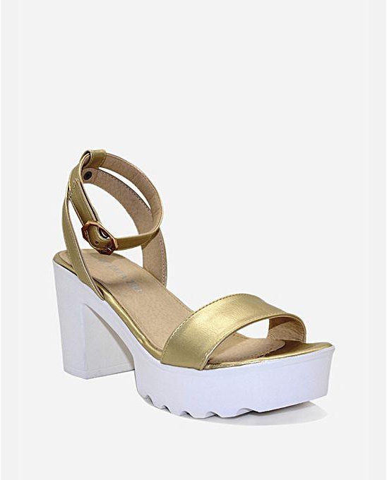 Tata Tio Heeled Sandals - Gold