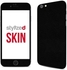 Stylizedd Premium Vinyl Skin Decal Body Wrap For Apple Iphone 6plus - Fine Grain Leather Black