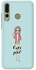 Matte Finish Slim Snap Basic Case Cover For Huawei Nova 4 Dreamer Cute Girl