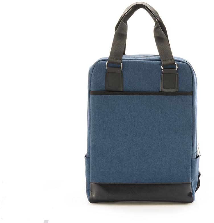 Wunderbag Laptop Backpack (Black - Navy Blue - Red)
