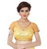 Panchi Cotton Embroidered Women's Golden Blouse - Size 36 36