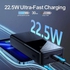 JOYROOM JR-QP193 Fast Charging 22.5W Large Power Bank 30000mAh- PD3.0, QC3.0-AFC, Huawei SCP,FCP