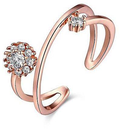 Generic R394 - A Fashion Jewelry Zircon Ring (GOLDEN)