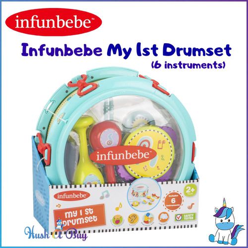 Infunbebe My 1st Drumset (6 Instruments) - 2 Years +