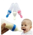 Squeezable Silicon Baby Feeding Bottle (Training Feeder).