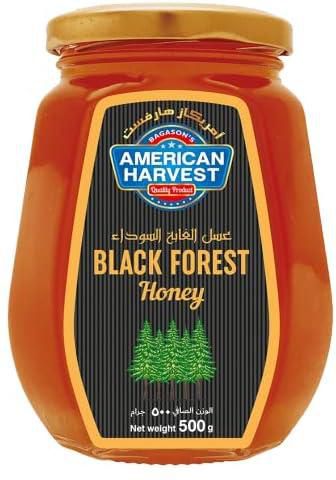 امريكان هارفست برطمان عسل طبيعي ثماني من بلاك فورست | منتجات الالبان والمكسرات والغلوتين | 500 غرام