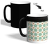 Flower Motifs Printed Magic Coffee Mug Black 325ml