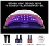 UV LED Nail Lamp , 120W Intelligent Timing UV Gel Lamp Nail Curing Machine Nail Polish Dryer Manicure Tool Suitable for Nail Home Salon