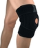 Elastic Knee Support Brace Kneepad Adjustable Patella Knee Pads Safety Guard Strap,Black