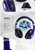 Headset Wireless Bluetooth YX-010 , Support Aux \ Memory Card \ Radio , Blue