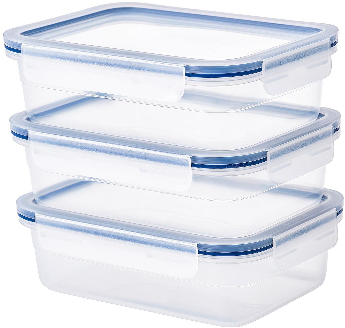IKEA 365+ Food container with lid - rectangular/plastic 1.0 l