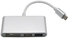 5-In-1 Type C USB C 3.1 OTG USB 3.0 2.0 Hub SD/TF Card Reader Combo Silver