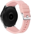 Ozone - Watch Strap for Galaxy Watch 46mm, 22mm Gear S3 Frontier/Classic Vertical Stripe Texture Silicone Watch Band - Pink