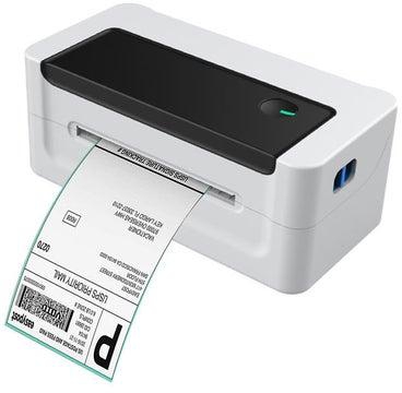 Portable Thermal Label Printer White