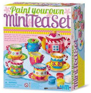 4M Paint Your Own Mini Tea Set - 16 Pcs