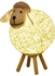 LED Cute Sheep Light with Timer Function Grey 24.00x16.00x20.00cm
