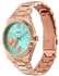 Fossil Scarlette Three-Hand Rose Gold-Tone Stainless Steel Watch - ES5277