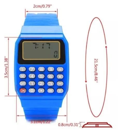 Unisex Kids Calculator Wristwatch