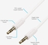 Promate linkMate-A1L Premium 3.5mm flexShield AUX 3M Audio Cable White