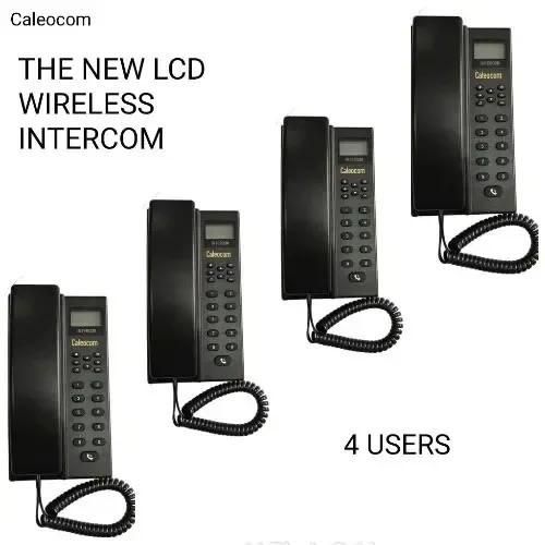 4 Users Wireless Intercom With Display